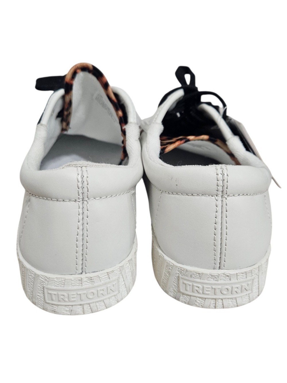 Women's Tretorn Sneakers White and Leopard Print - Picture 6 of 10